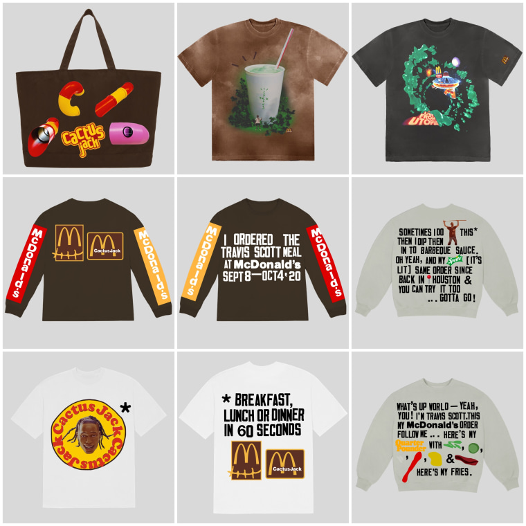 Travis Scott’s new McDonald’s merch drop looks exactly like you think it does