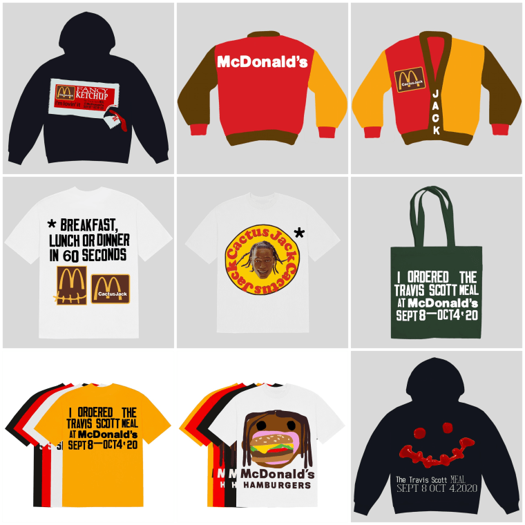 Travis Scott’s new McDonald’s merch drop looks exactly like you think it does