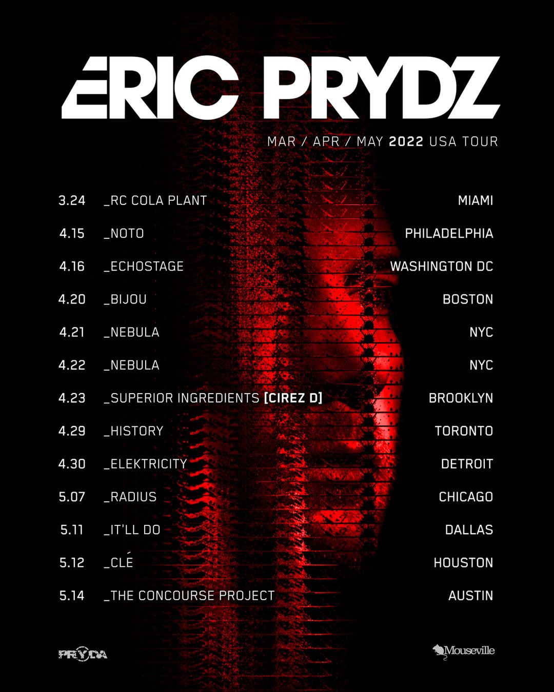 Eric Prydz Announces Locations For U.S. Tour MinimalSounds