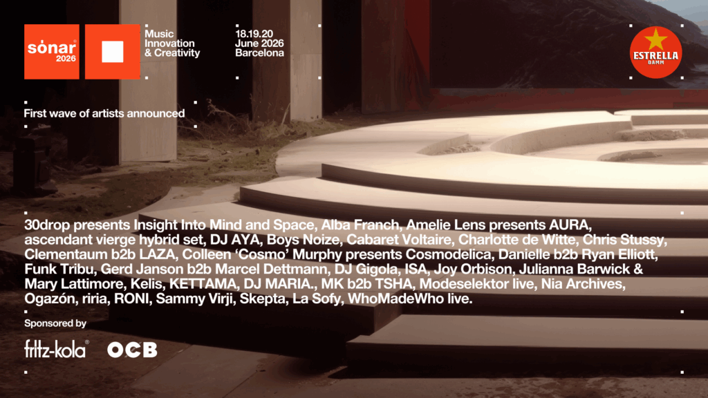 Sónar Festival 2026 1st Lineup Announcement