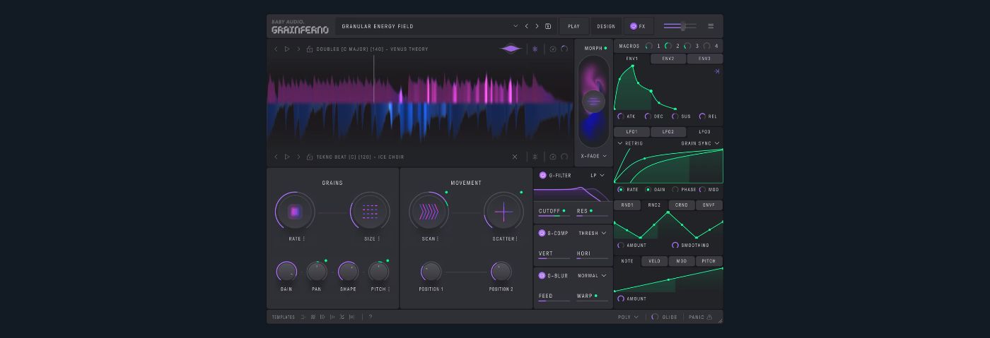 Baby Audio Launches Grainferno: A New Era of Granular Synthesis