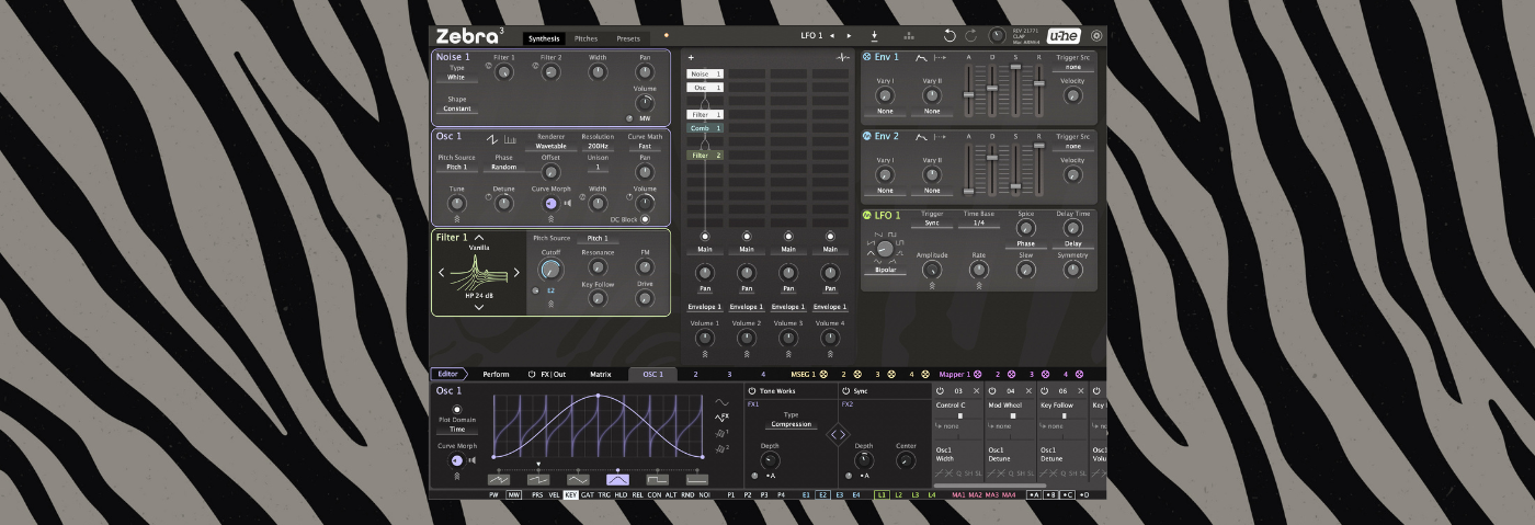 U-he Announces Zebra 3: A New Era for Modular Synthesis