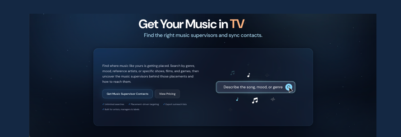 New SyncPlacement Platform Aims To Simplify Sync Research For Independent Artists